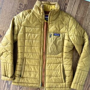 Patagonia Quilted Puff Jacket Mustard Yellow